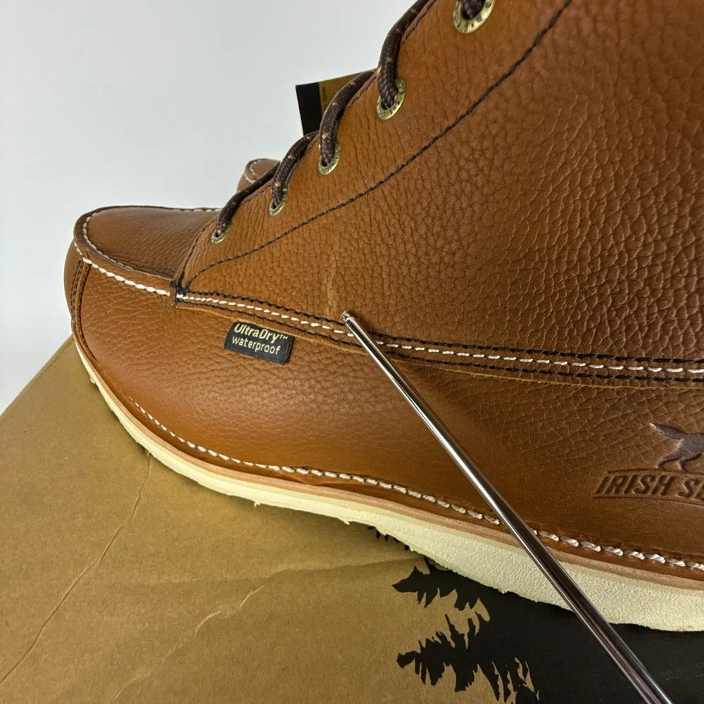 Irish Setter Wingshooter 896 Brown Leather Boots‎ Mens 11 E2 Waterproof 400g